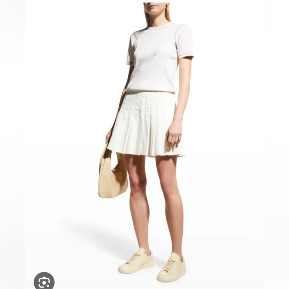 Frame denim pleated tennis skirt NWT